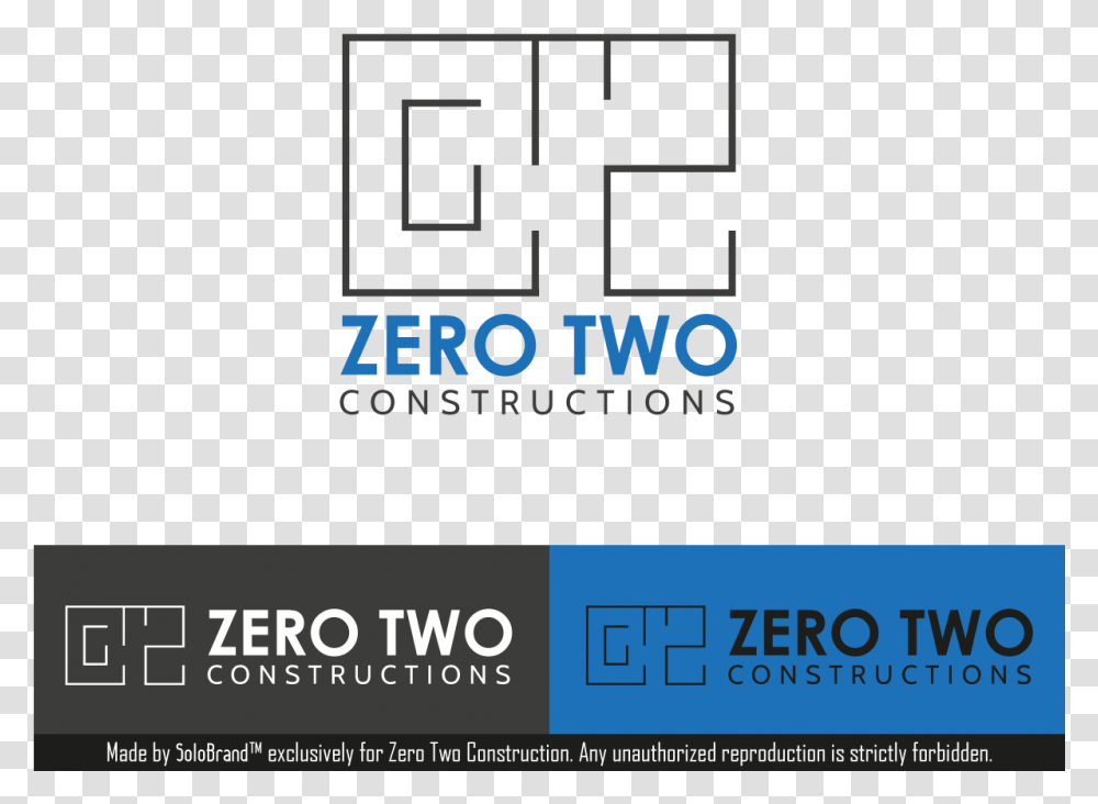 Construction Logo Design For Zero Two Constructions Kirchner, Poster, Advertisement, Paper Transparent Png