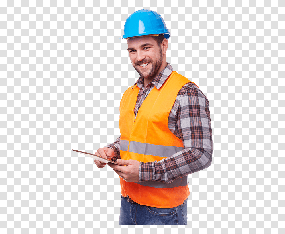 Construction Man Works, Apparel, Person, Human Transparent Png