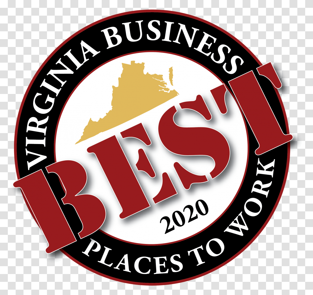 Construction Manager And General Contractor Wm Jordan Best Place To Work In Virginia, Label, Text, Logo, Symbol Transparent Png