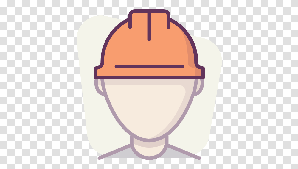 Construction Protection User Worker Helmet Orange Free, Jar Transparent Png