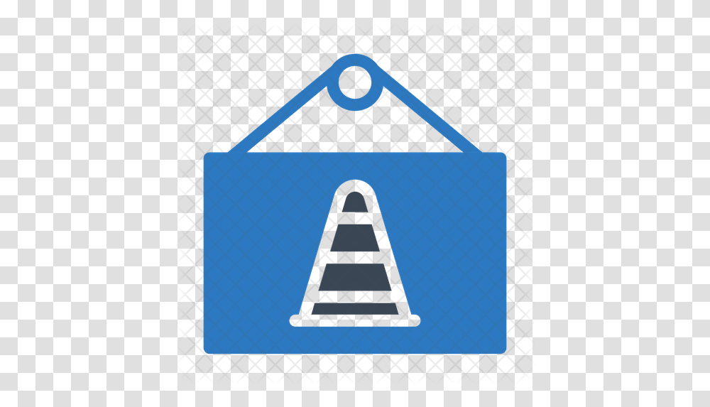 Construction Sign Icon Smiley Schwarz Wei, Triangle, Symbol Transparent Png