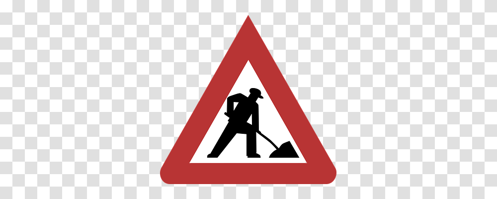 Construction Site Transport, Road Sign, Triangle Transparent Png