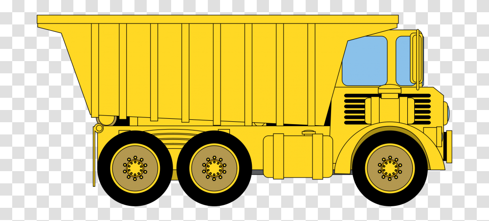 Construction Truck Clipart Truck Cartoons Background, Trailer Truck, Vehicle, Transportation, Fire Truck Transparent Png