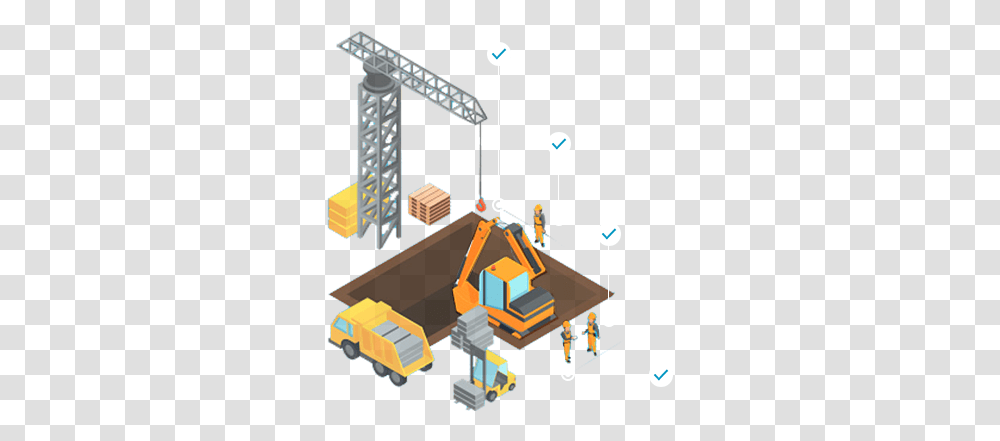 Construction - Pegasus Illustration, Toy, Construction Crane, Person, Human Transparent Png