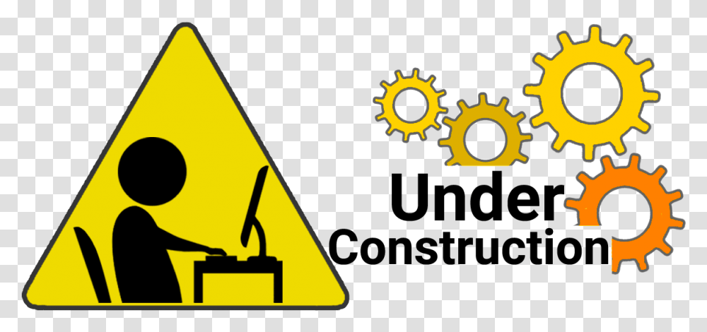 Construction Website Under Construction Sign, Machine, Triangle, Road Sign Transparent Png