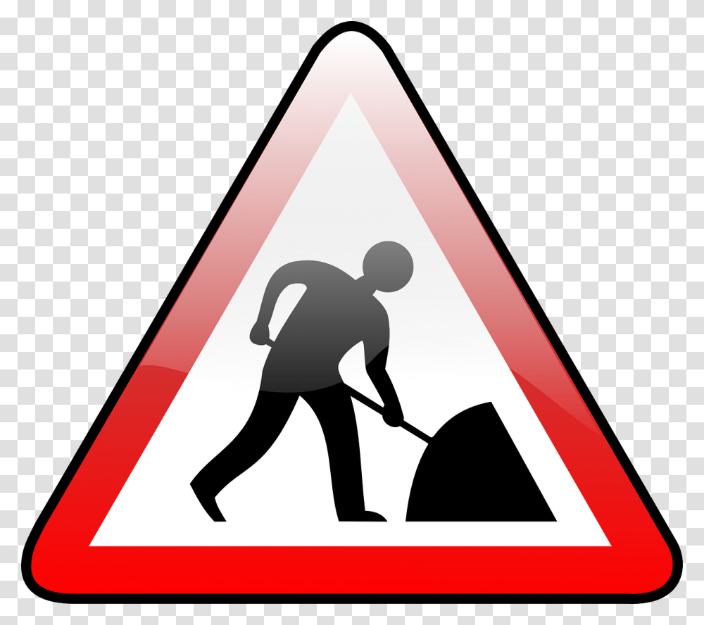 Construction Work Building Work Roadwork Men, Person, Human, Road Sign Transparent Png