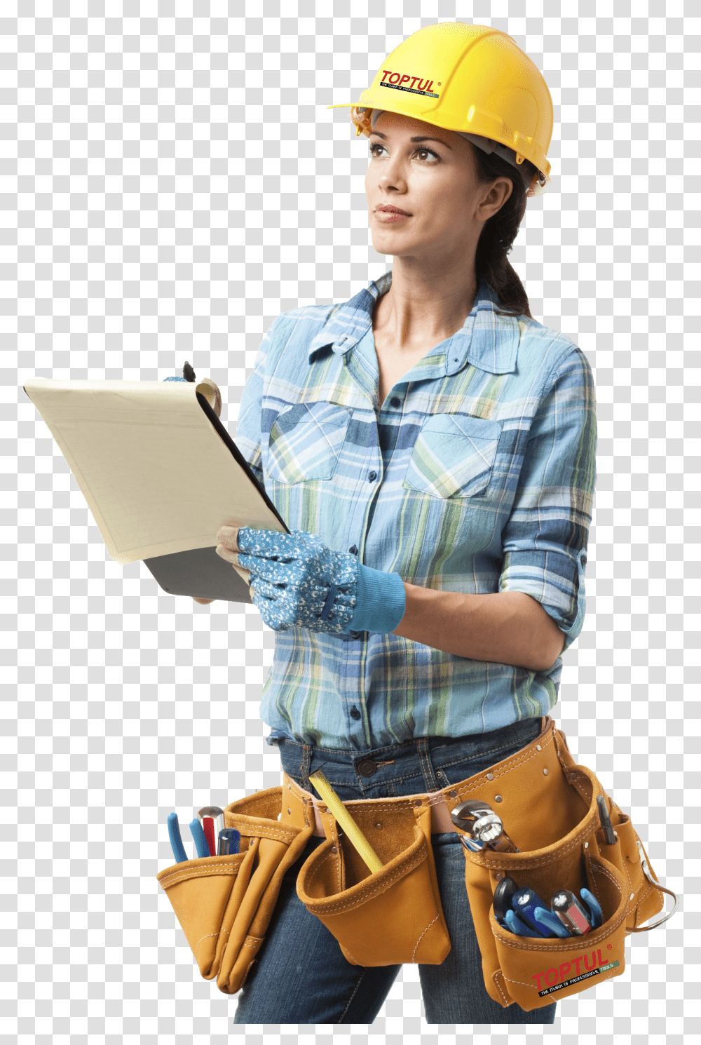 Construction Worker Girl Construction Worker, Apparel, Person, Human Transparent Png