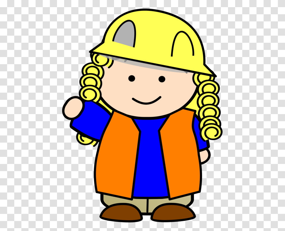 Construction Worker Heavy Machinery Child Bulldozer Free, Apparel, Hardhat, Helmet Transparent Png
