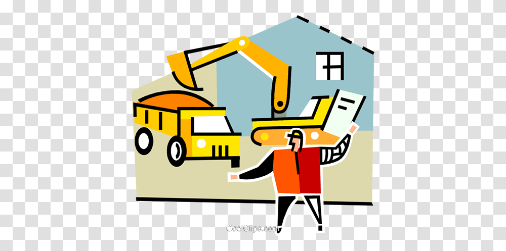 Construction Worker Loading A Dump Truck Royalty Free Vector Clip, Transportation, Vehicle, Car, Car Wash Transparent Png