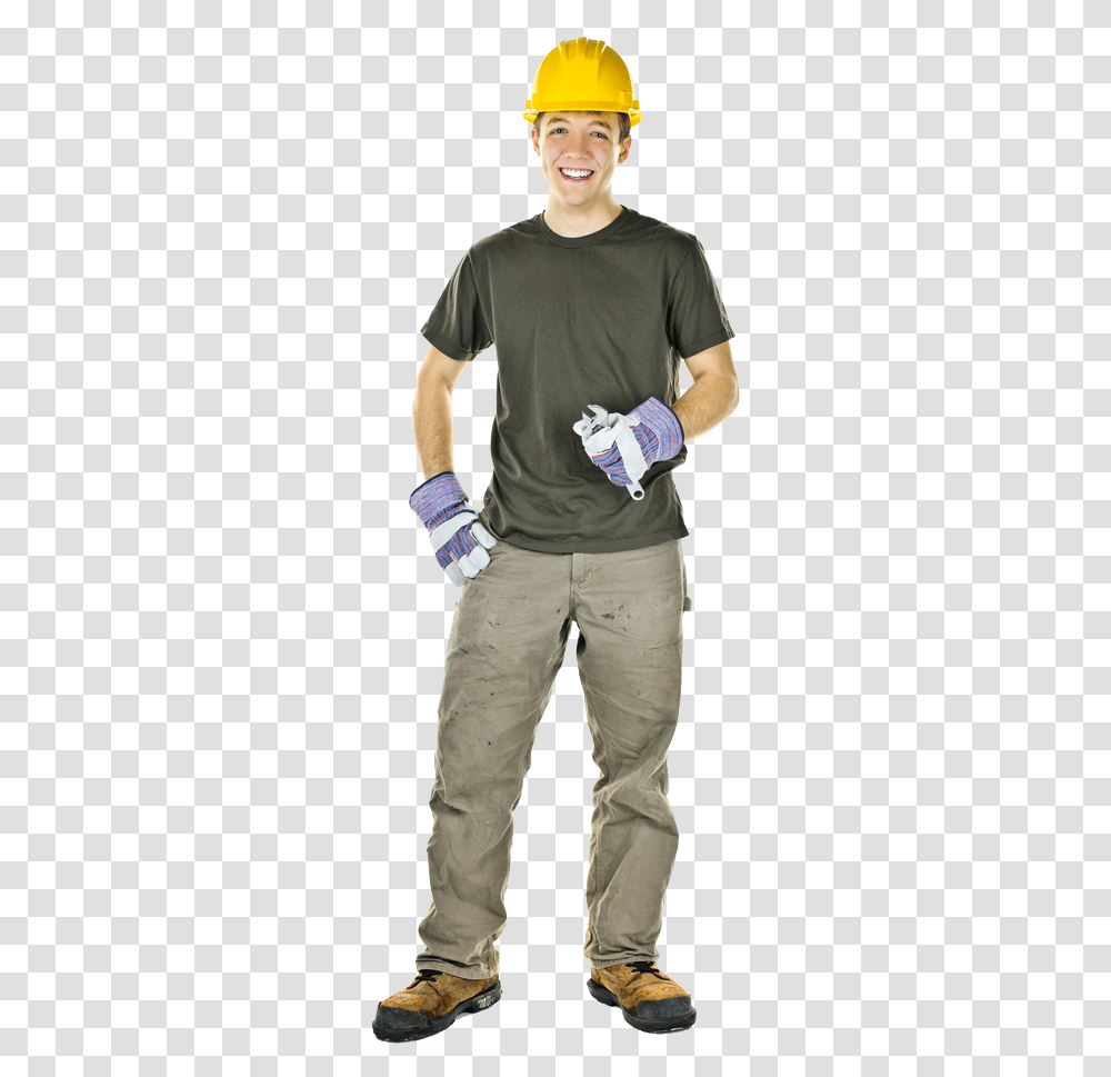 Construction Worker, Person, Human, Hardhat Transparent Png