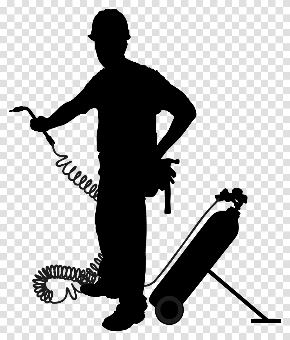 Construction Worker Silhouette Electrical Workers Silhouette, Person, Human, Stencil, Ninja Transparent Png