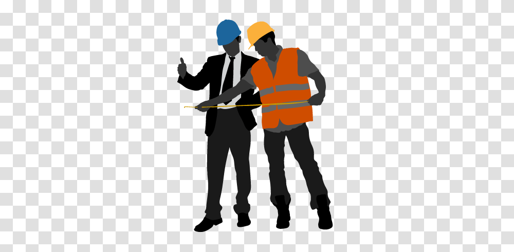 Construction Worker Silhouette, Person, Helmet, People Transparent Png