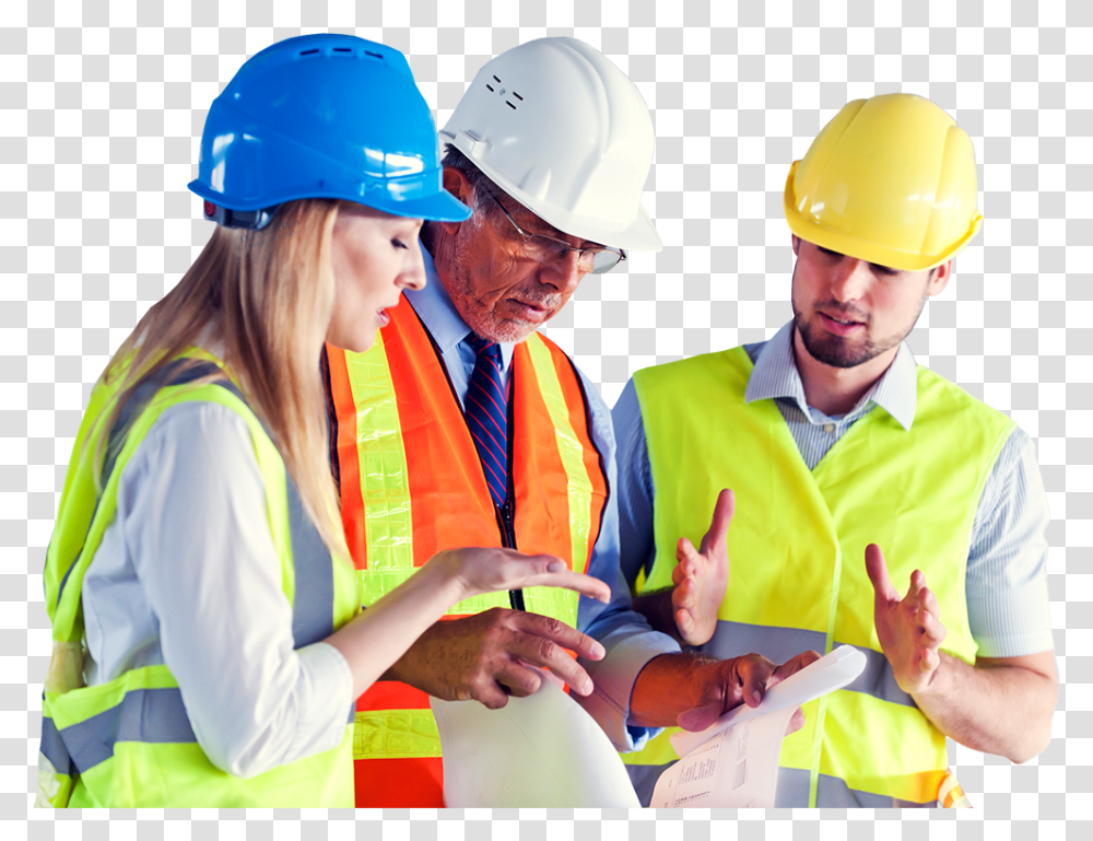 Construction Workers Download Relatii Interumane La Locul De Munca, Helmet, Apparel, Person Transparent Png