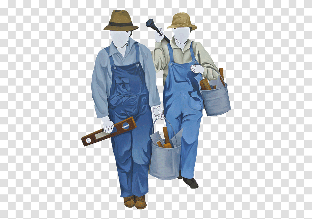 Construction Workers Factory People, Person, Costume, Long Sleeve Transparent Png