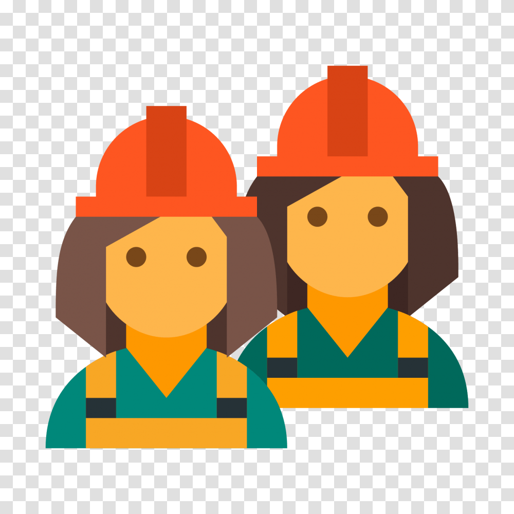 Construction Workers Icon, Hardhat, Helmet, Apparel Transparent Png