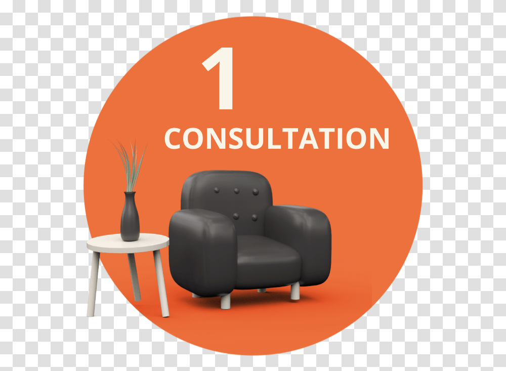 Consultation Club Chair, Furniture, Armchair Transparent Png