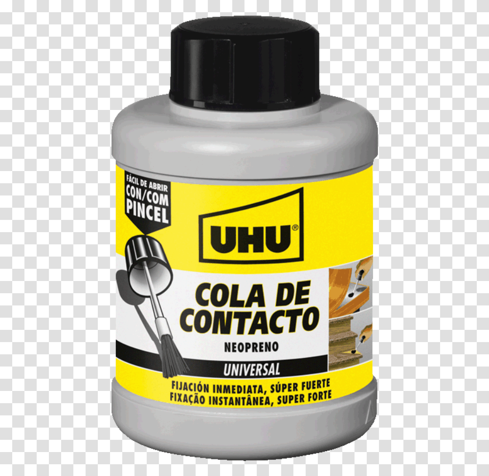 Contact Adhesive With Brush Cola De Contacto Uhu, Food, Plant, Mixer, Appliance Transparent Png