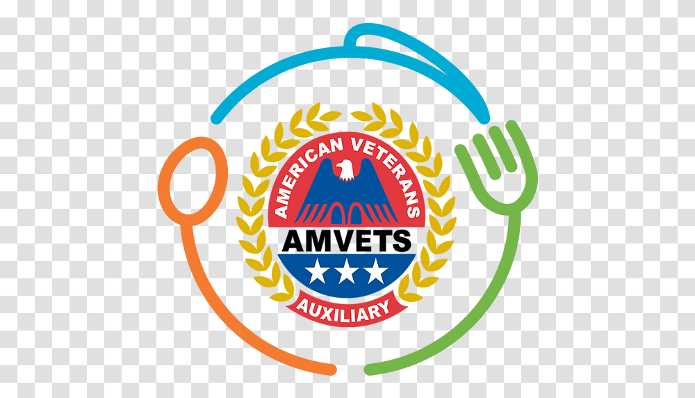 Contact Amvets Ladies Auxiliary Logo, Symbol, Trademark, Label, Text Transparent Png