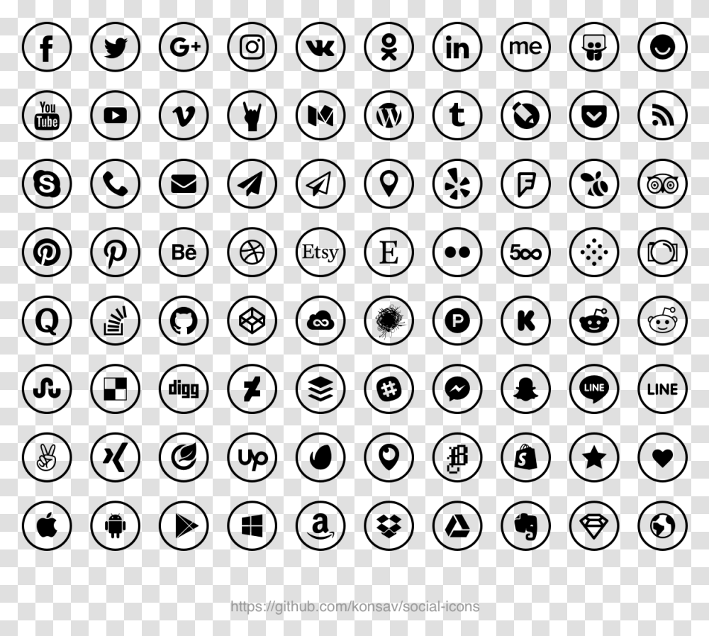 Contact And Social Media Icons, Gray, World Of Warcraft Transparent Png
