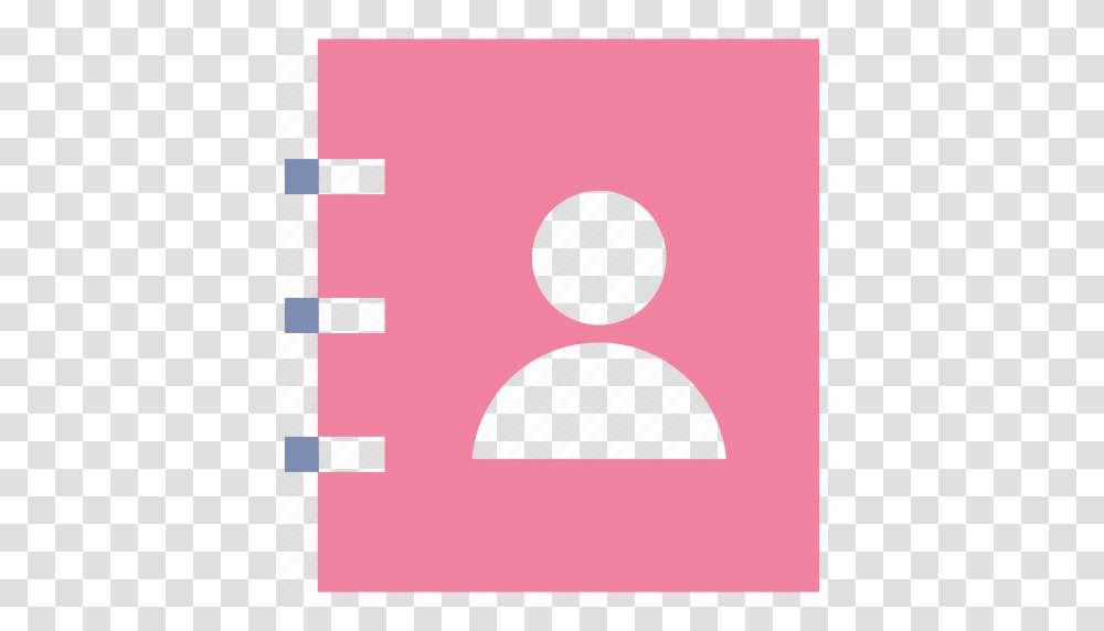 Contact Contacts Book Phone Icon Pink Contacts Icon, Text, Electronics, Light, Alphabet Transparent Png