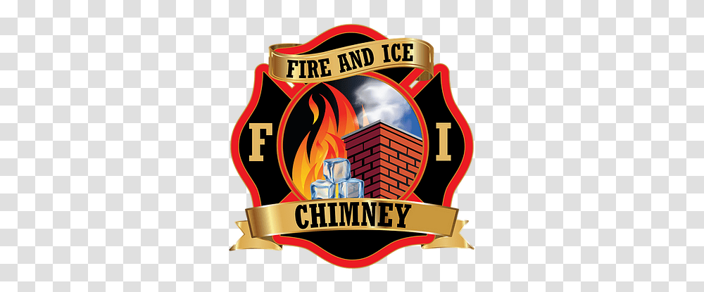Contact Fire And Ice Chimney Vertical, Logo, Symbol, Text, Word Transparent Png