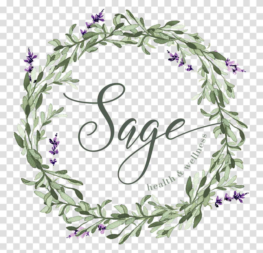 Contact Sage Health And Wellness Calligraphy, Pattern, Text, Plant, Floral Design Transparent Png