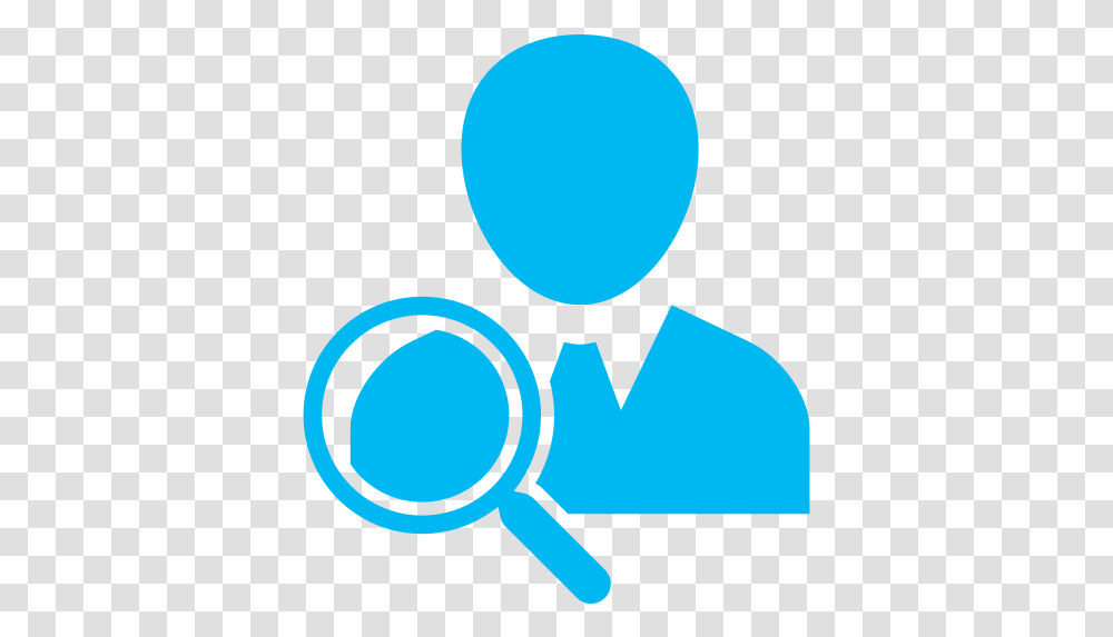 Contact Search Person Icon, Magnifying Transparent Png