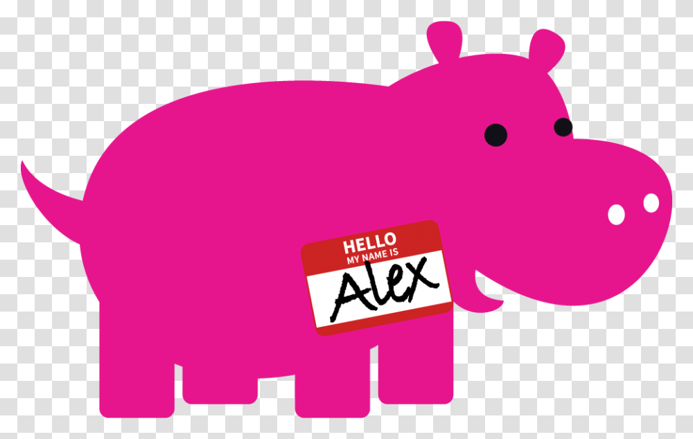 Contact The Pink Hippo, Mammal, Animal, Pig, Piggy Bank Transparent Png