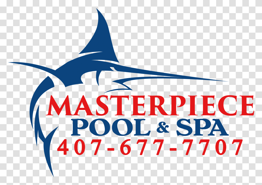 Contact Us Masterpiece Pool And Spa Atlantic Blue Marlin, Sea Life, Animal, Fish, Swordfish Transparent Png