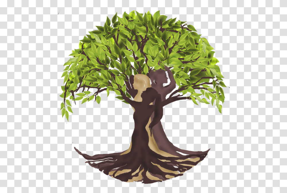 Contact Us Tree Of Life Women Illustration, Plant, Bush, Vegetation, Conifer Transparent Png