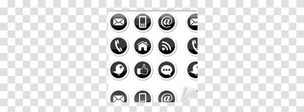 Contact Web And Social Media Icons Twitter Facebook Vector Iconos De Facebbok, Text, Number, Symbol, Alphabet Transparent Png