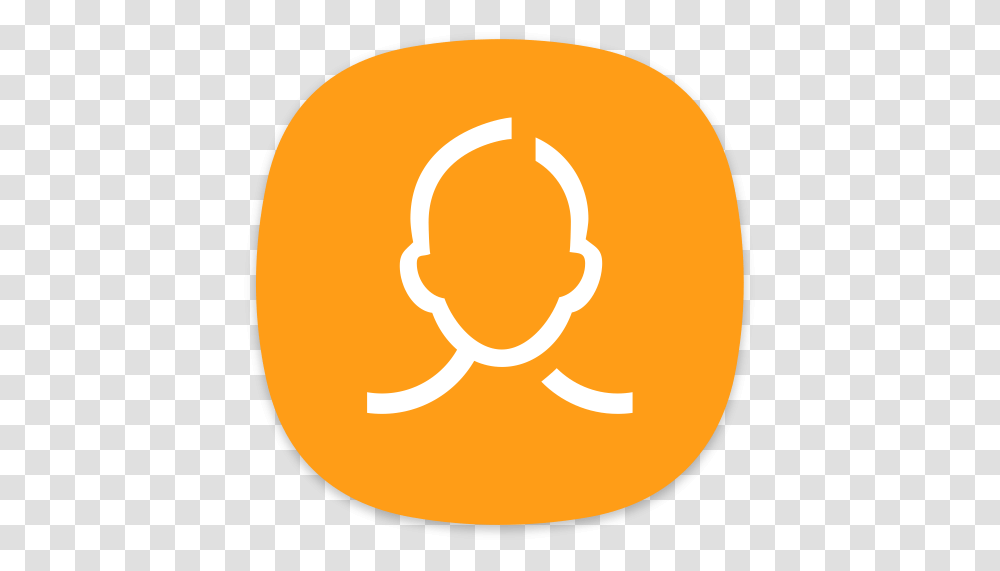 Contacts Icon Of Flat Style Contact Icon Logo Samsung, Plant, Produce, Food, Pumpkin Transparent Png