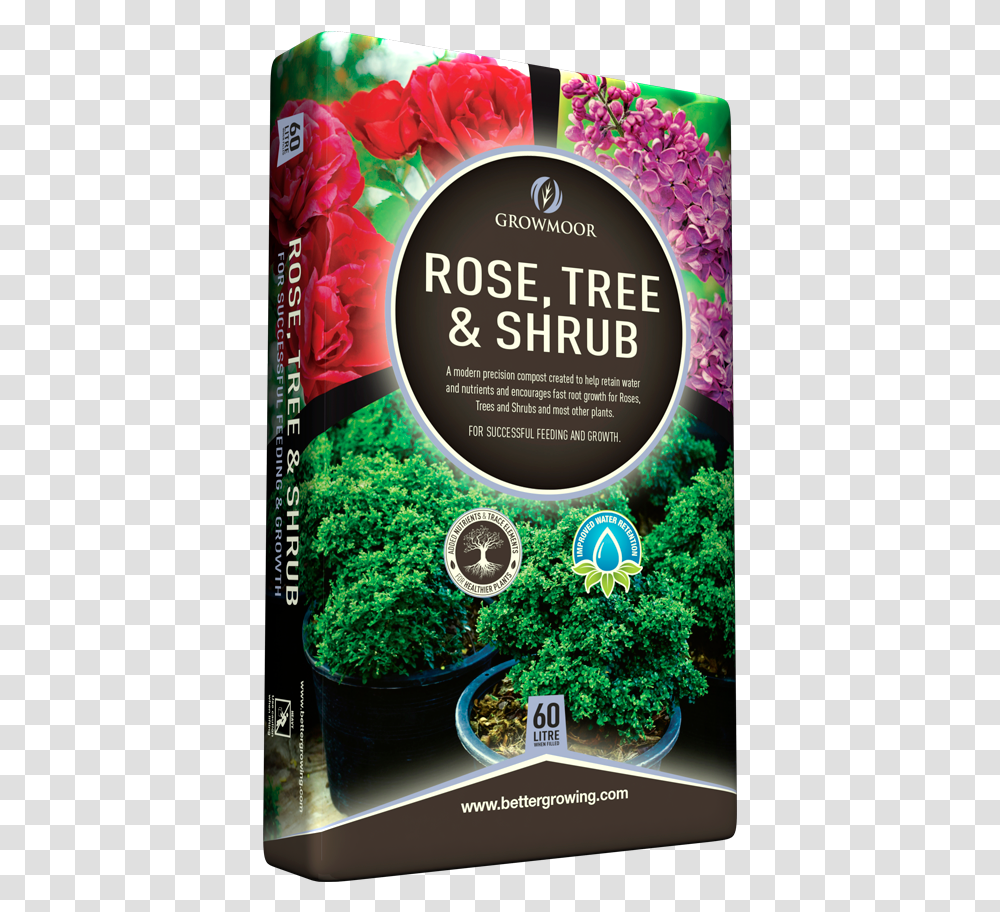 Container And Basket Compost Growmoor Rose Tree Shrub, Flyer, Poster, Paper, Advertisement Transparent Png
