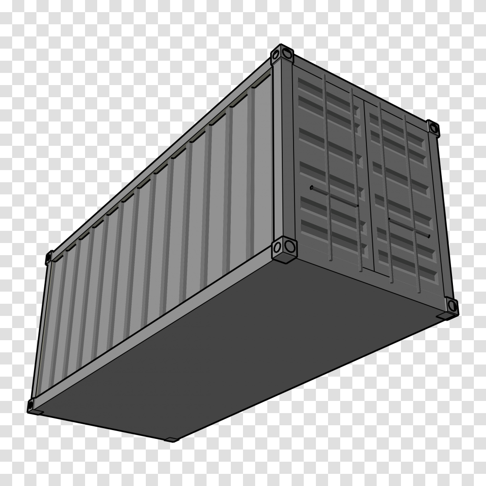 Container Clipart Shipping Container, Staircase, Freight Car, Vehicle, Transportation Transparent Png