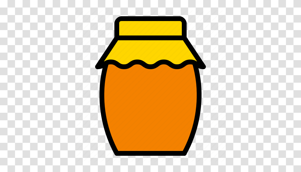 Container Food Gastronomy Honey Jar Icon, Vase, Pottery, Mustard, Treasure Transparent Png