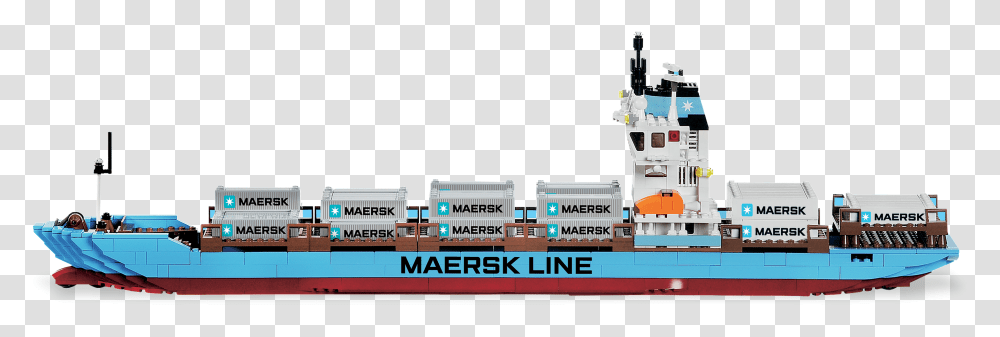 Container Ship Maersk Sealand Lego Ship, Boat, Vehicle, Transportation, Machine Transparent Png