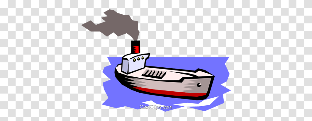 Container Ship Royalty Free Vector Clip Art Illustration, Boat, Vehicle, Transportation, Watercraft Transparent Png