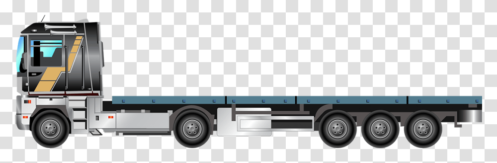 Container Truck Truck No Container, Vehicle, Transportation, Wheel, Machine Transparent Png