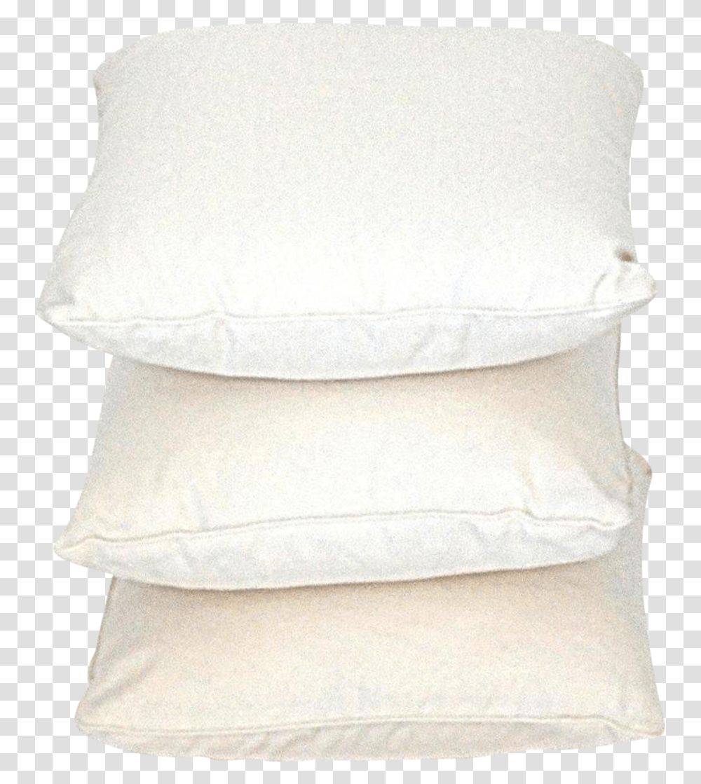 Contemporary Custom Frette Linen Pillow Trio In White Wool, Cushion, Diaper, Baseball Cap, Hat Transparent Png