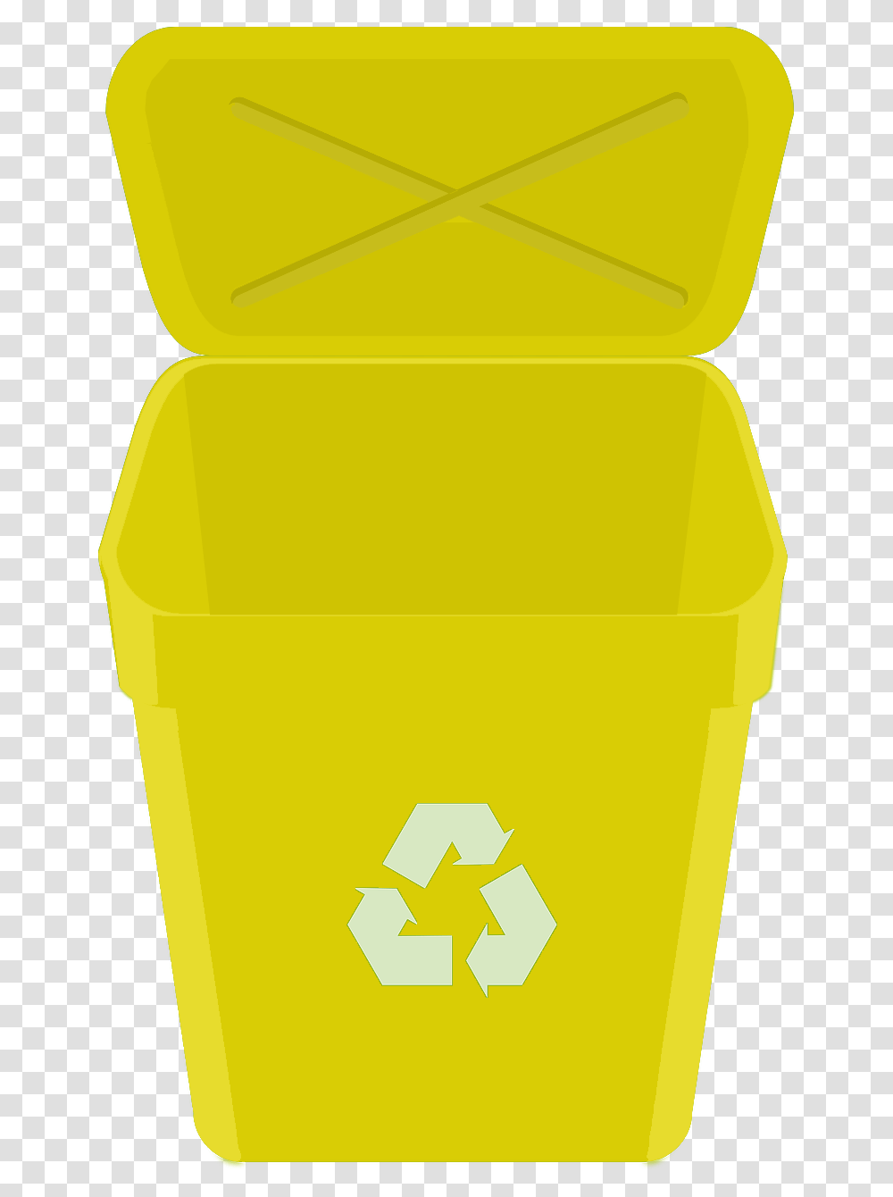 Contenedor Amarillo De Reciclaje, Recycling Symbol, First Aid, Bucket Transparent Png