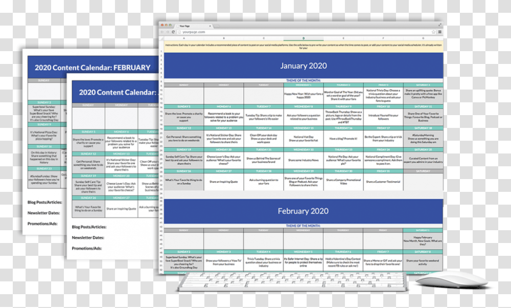 Content Calendar, Monitor, Screen, Number Transparent Png