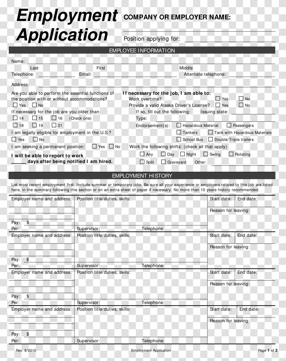 Contest Entry Formsplate Blank Form Registration Free Printable Standard Employment Application, Legend Of Zelda Transparent Png