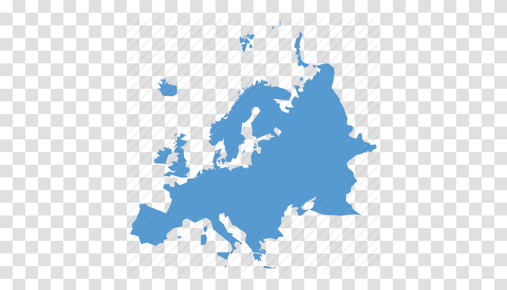Continent Europe European Gps Location Map Navigation Icon, Plot, Diagram, Atlas, Airplane Transparent Png