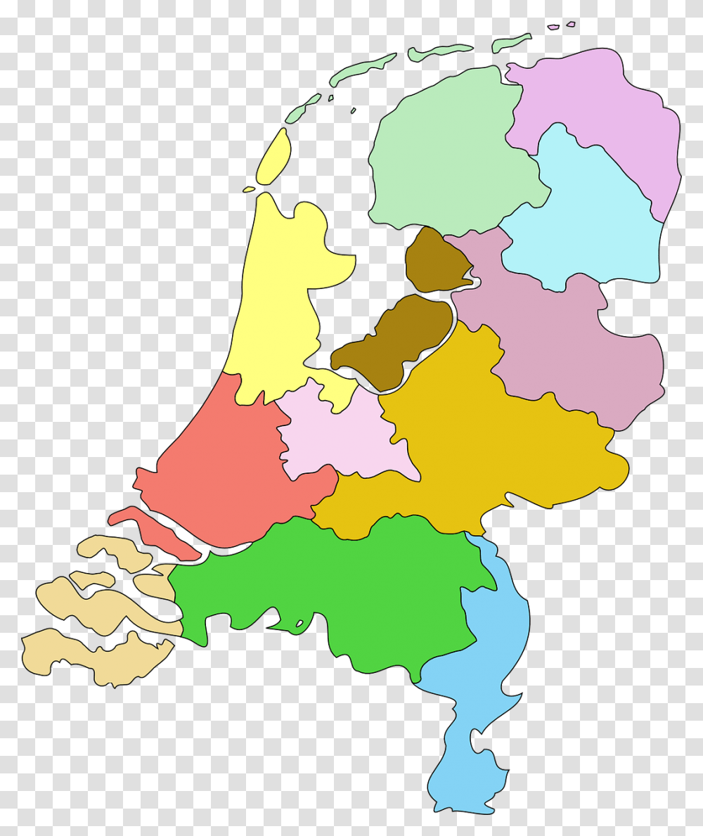 Continent Nederland, Map, Diagram, Atlas, Plot Transparent Png