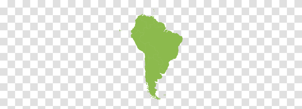 Continent Of South America Green Clip Art, Silhouette, Plot, Map, Diagram Transparent Png
