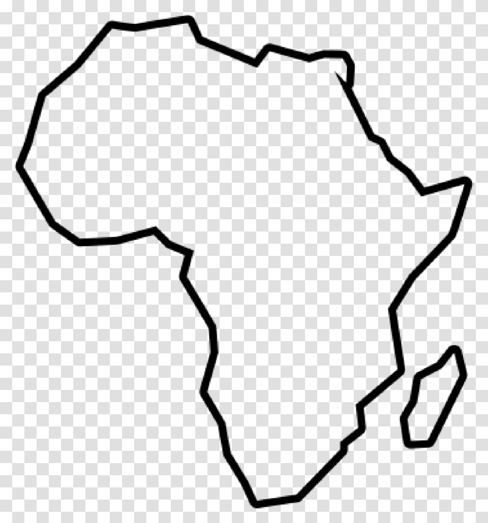 Continents Clipart Map Of Africa Kenya Highlighted, Gray, World Of Warcraft Transparent Png