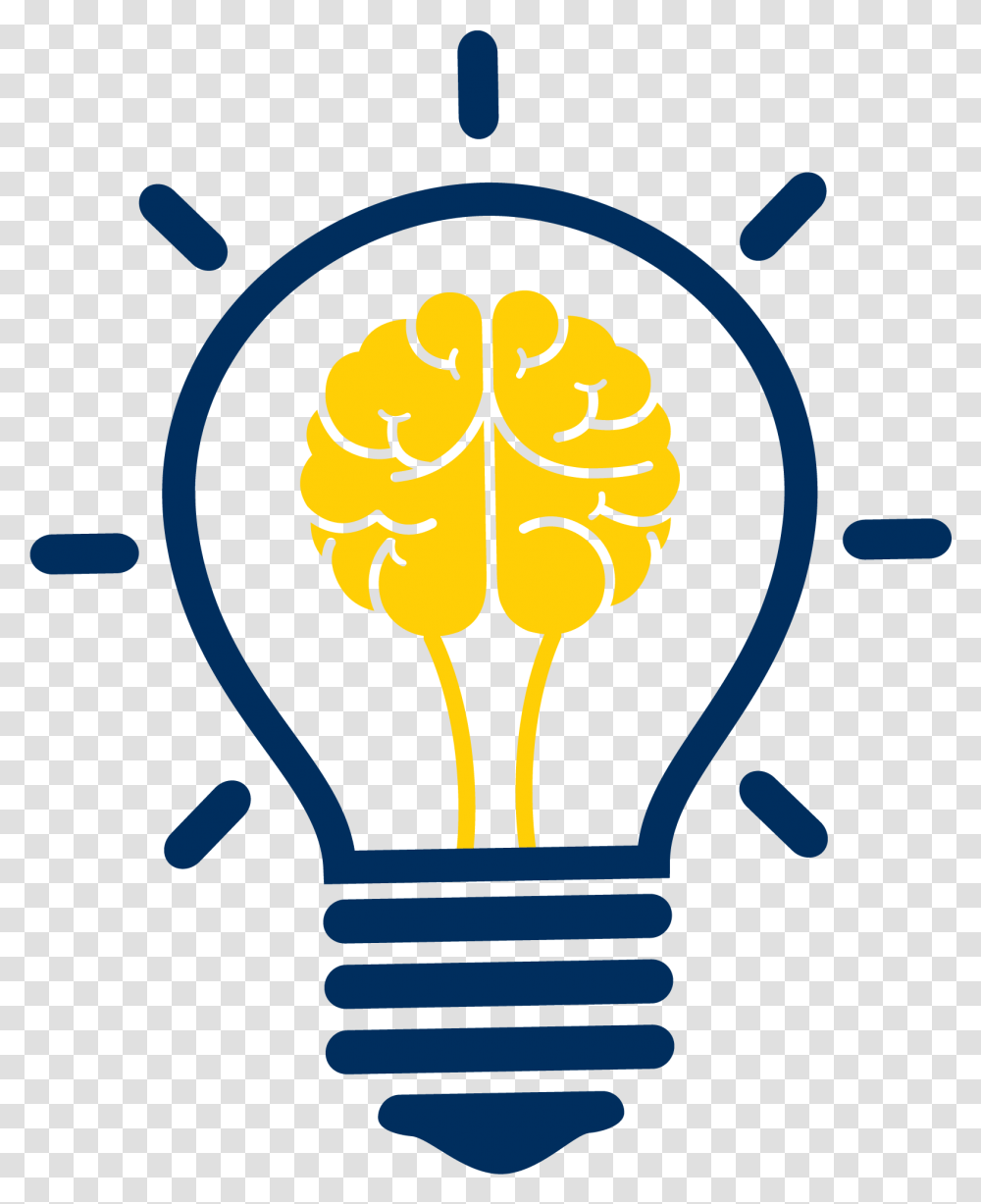 Continuing Education Icon Creative Brain Idea Light Bulb Brain Light Bulb Clip Art, Lightbulb, Hand, Lighting Transparent Png