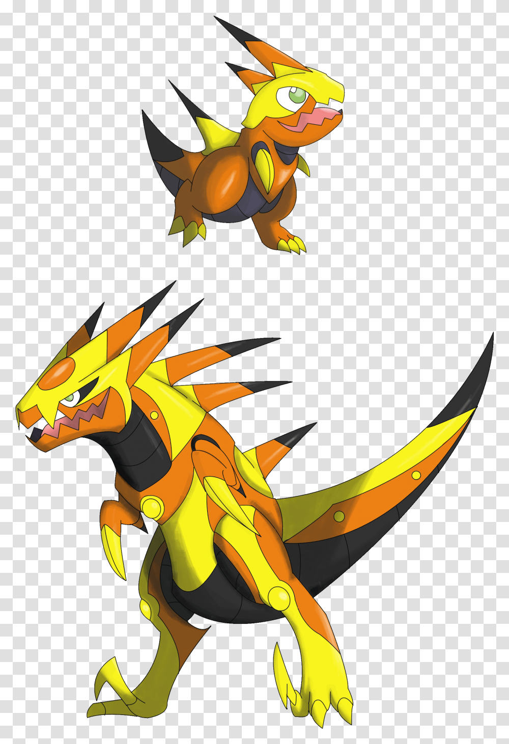 Continuing With My Fakemon Extravaganza Here's Take Fakemon Dragon Type Transparent Png