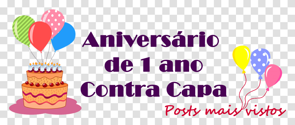 Contra Capa Anivers Rio Birthday Cake, Wedding Cake, Plant Transparent Png