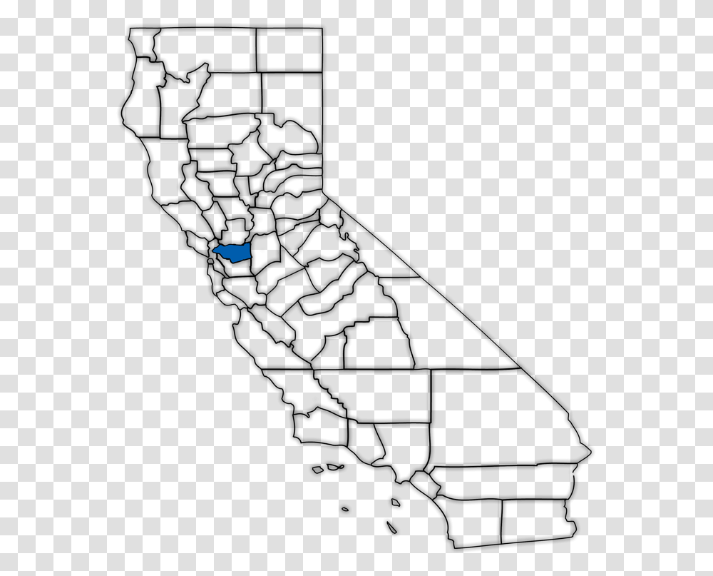 Contra Costa Countyquotheightquot200px California County Map Blank, Hand, Statue, Sculpture Transparent Png